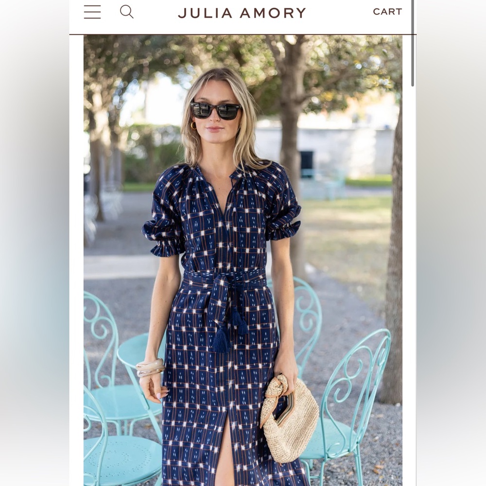 Julia Amory Zoe Dress Ikat Small NWT